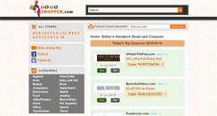 Desktop Screenshot of gogoshopper.com